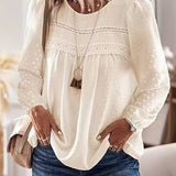 Яворка | Блуза от мека дантела