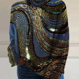 Хлое | Коледен пуловер с висока яка