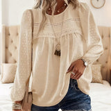 Яворка | Блуза от мека дантела