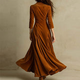 Магдалена | Дълга кадифена рокля