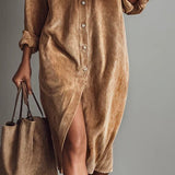 Едноредно миди рокля