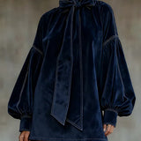 Ралица™ Кадифен Фенер Рокля