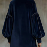 Ралица™ Кадифен Фенер Рокля