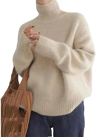 Елвира — Пуловер с висока яка